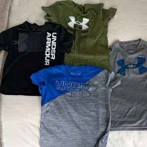 Under Armour Kids' T-Shirt Set - Black, Green, Blue, Gray